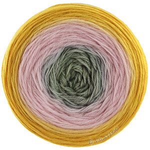 Lana Grossa MERINO LACE AQUARELL | 02-curry/gammalrosa/grågrön
