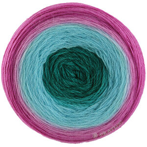 Lana Grossa MERINO LACE AQUARELL | 03-petrol/turkos/fuchsia