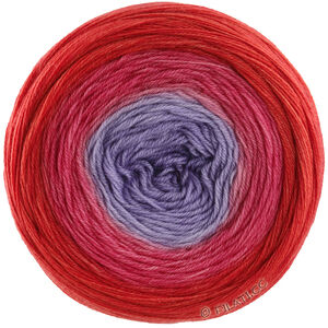 Lana Grossa MERINO LACE AQUARELL | 04-gråviolett/hallon/tomatröd