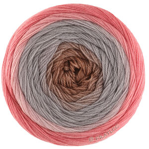 Lana Grossa MERINO LACE AQUARELL | 05-ljungröd/taupe/nougat