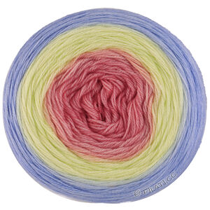 Lana Grossa MERINO LACE AQUARELL | 14-lax/citrusgul/ljus grå/ljus blå