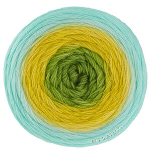 Lana Grossa MERINO LACE AQUARELL | 20-kiwi/reflexgul/aqua