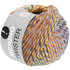 Lana Grossa MERINO TWISTER | 04-mjuk blå/lila/orange/gul/mjuk lila