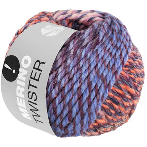 Lana Grossa MERINO TWISTER | 11-lax/mörk blå/bordeaux/grålila/syren