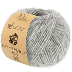 Lana Grossa NATURAL ALPACA Pelo | 003-ljus grå melerad