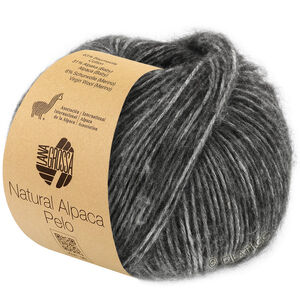 Lana Grossa NATURAL ALPACA Pelo | 004-mörk grå melerad