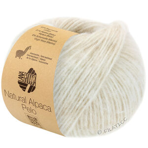 Lana Grossa NATURAL ALPACA Pelo | 005-råvit/mjukbeige