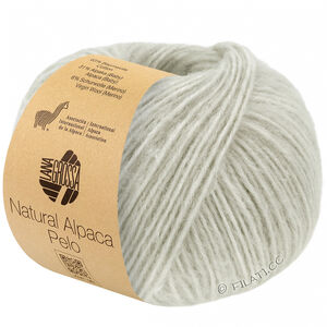 Lana Grossa NATURAL ALPACA Pelo | 036-råvit/lysande grå