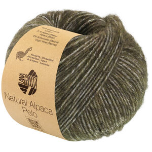 Lana Grossa NATURAL ALPACA Pelo | 040-skogsgrön melerad
