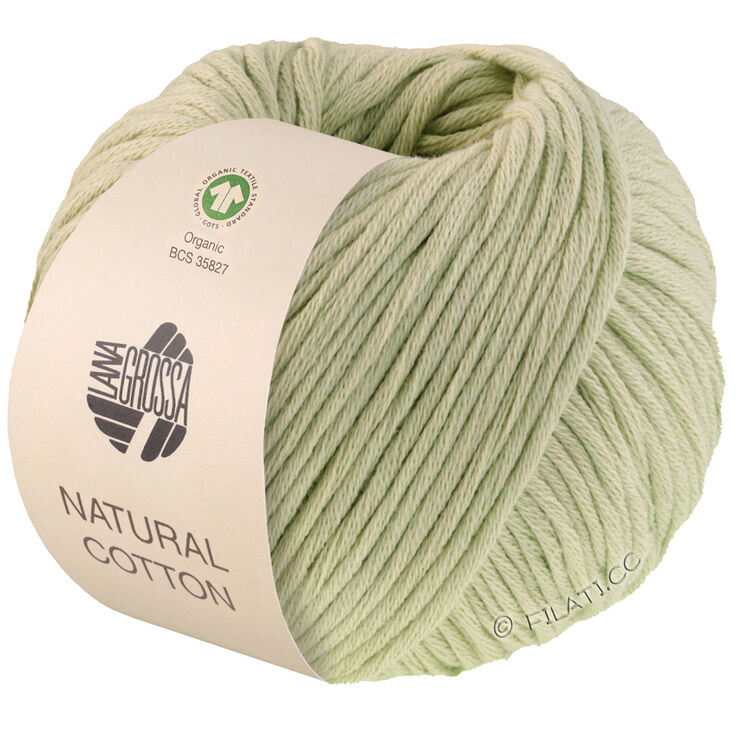 Lana Grossa NATURAL COTTON (GOTS) | 01-blekgrön