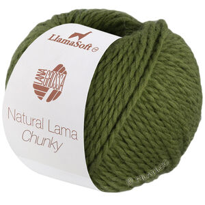 Lana Grossa NATURAL LAMA CHUNKY | 19-olivgrön
