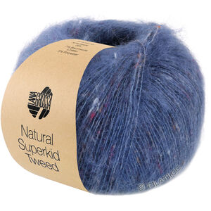 Lana Grossa NATURAL SUPERKID TWEED | 619-mörk blå