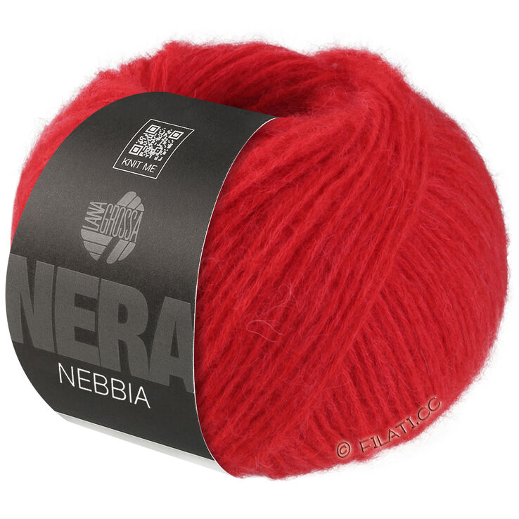 Lana Grossa NEBBIA (Nera) | 02-reflexröd