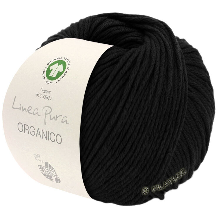 Lana Grossa ORGANICO (Linea Pura) | 014-svart