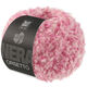 Lana Grossa ORSETTO Moulinè (Nera) | 101-pink/råvit