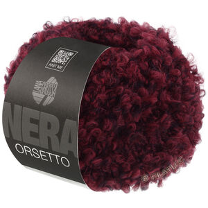 Lana Grossa ORSETTO Moulinè (Nera) | 102-burgund/svart