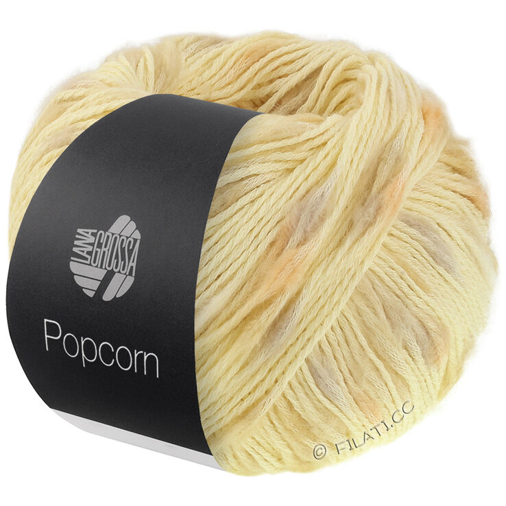 Lana Grossa POPCORN | 01-vanilj/beige/gul/orange