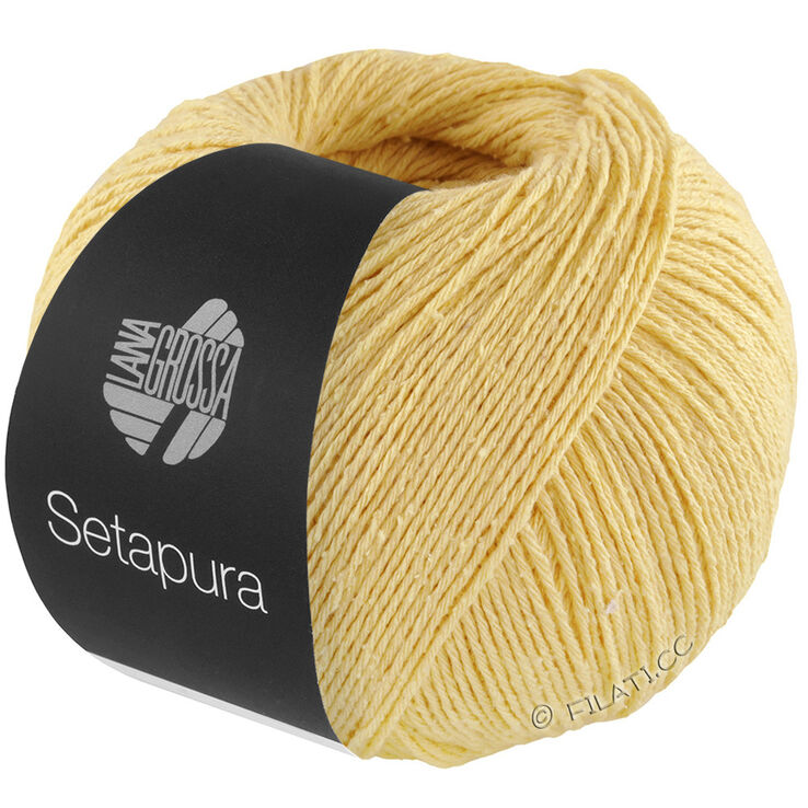 Lana Grossa SETAPURA | 01-mjuk gul