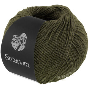 Lana Grossa SETAPURA | 03-mörk oliv