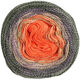 Lana Grossa SHADES OF MERINO COTTON | 413-orange/beige/aubergine/mörk grå