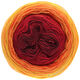 Lana Grossa SHADES OF MERINO COTTON | 603-bordeaux/körsbärsröd/röd/rödorange/ljus orange/gul