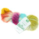 Lana Grossa SILKHAIR Hand-dyed | 609-ecru/ljus grå/ljus blå/gul/terrakotta/rödviolett/mörk grå