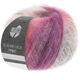Lana Grossa SILKHAIR HAZE Print | 1214-ljus grå/lax/violett/mjuk rosé