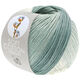 Lana Grossa SOFT COTTON Dégradé | 106-vit/ljus grå/petrolgrå
