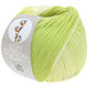 Lana Grossa SOFT COTTON Dégradé | 113-vit/vitgrön/mjuk grön/lindgrön