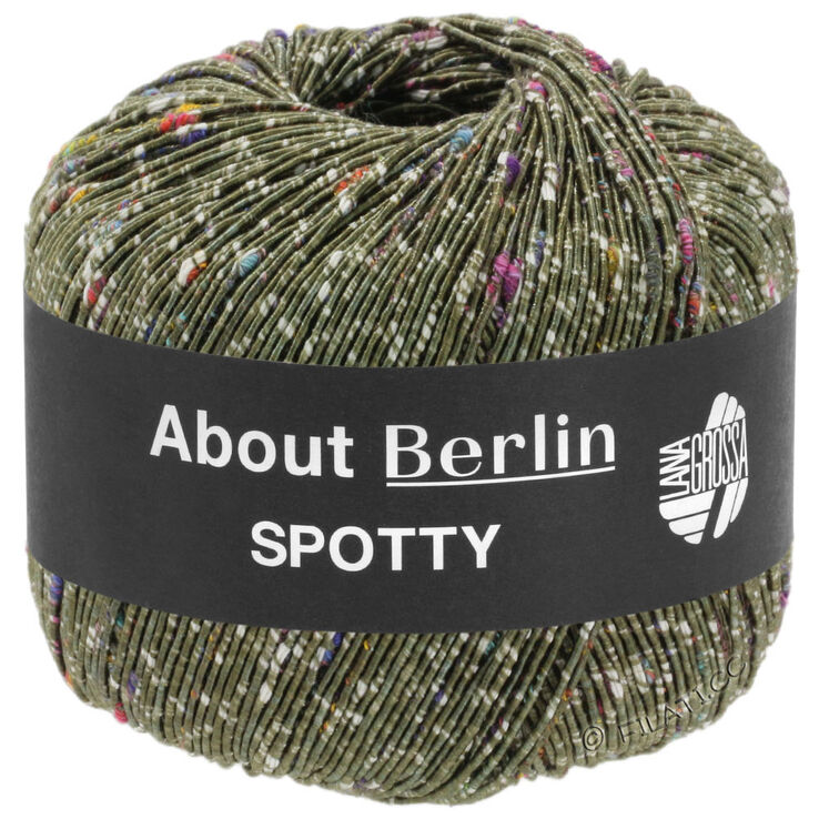 Lana Grossa SPOTTY (ABOUT BERLIN) | 01-khaki färgrik