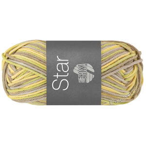 Lana Grossa STAR Print | 356-ljus gul/gulgrön/vitgrön/khaki