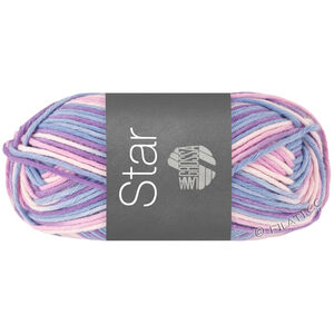 Lana Grossa STAR Print | 360-mjuk rosa/violblå/violett/syren