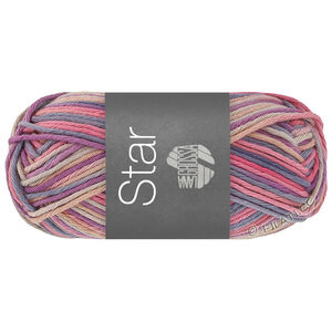 Lana Grossa STAR Print | 366-ljus grå/pink/violett/gråblå/rosabeige