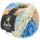 Lana Grossa STRIPY (lala BERLIN) | 04-råvit/persika/ljus blå/mellanblå/mörk blå/beige