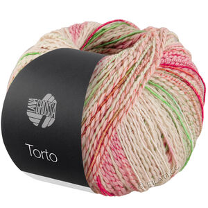 Lana Grossa TORTO | 05-pastellgrön/rosa/orange/grön/ljus grå