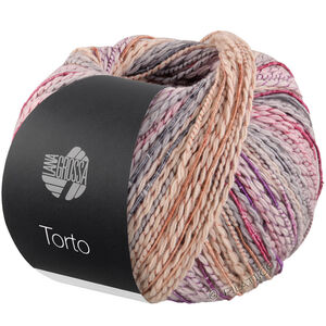 Lana Grossa TORTO | 11-ljus beige/pastellrosa/ljus grå/pink/violett/rosa