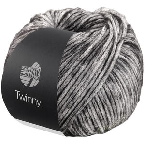 Lana Grossa TWINNY | 11-vit/antracit