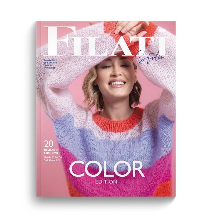 COLOR Edition No. 1 - Magasin (DE) + Strikkeopskrifter (SE) från FILATI Studio