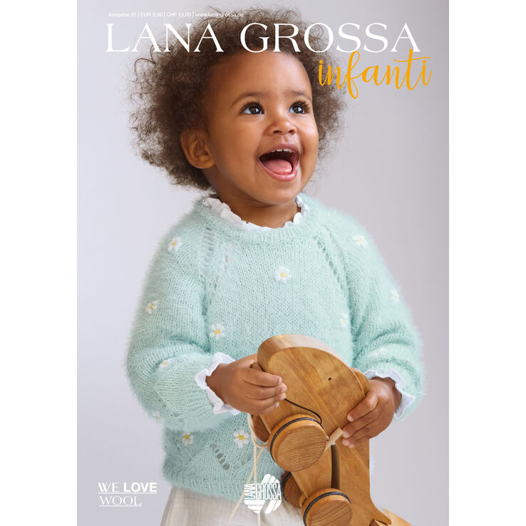 INFANTI No. 21 - Magasin (DE) + Strikkeopskrifter (DK) från Lana Grossa