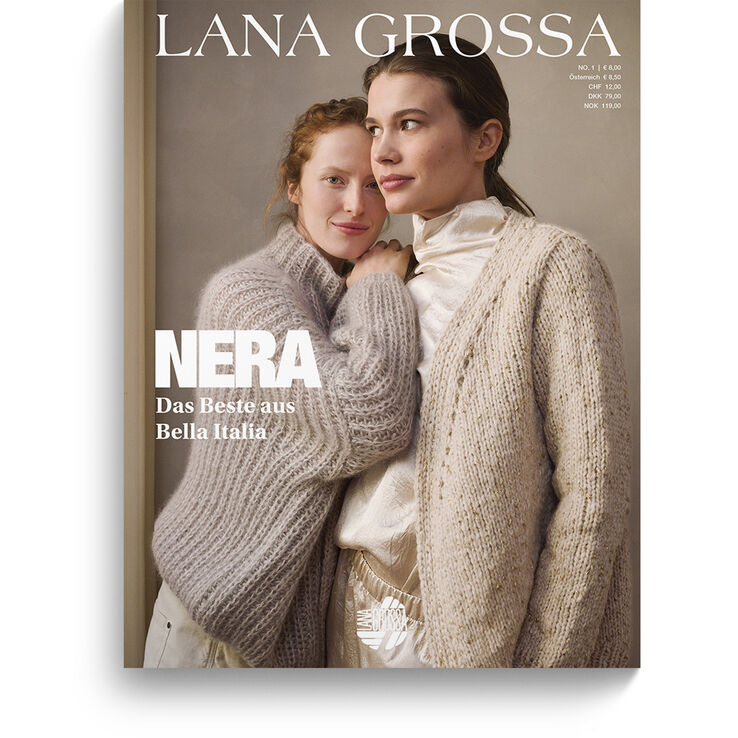 Nera No. 1 - Magazine (DE) + Oppskrifter (NO) från Lana Grossa