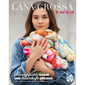 HAND-DYED - Magasin (DE) + Strikkeopskrifter (DK) från Lana Grossa