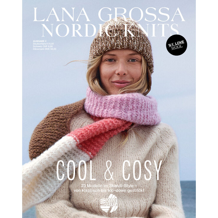 Nordic Knits No. 2 - Magasin (DE) + Strikkeopskrifter (DK) från Lana Grossa