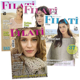 FILATI Strik No. 8+10+12+14 (DK) från Lana Grossa