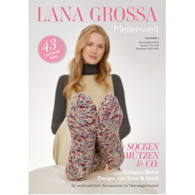 MEILENWEIT No. 6 - Magasin (DE) + Beskrivningar (DK) från Lana Grossa