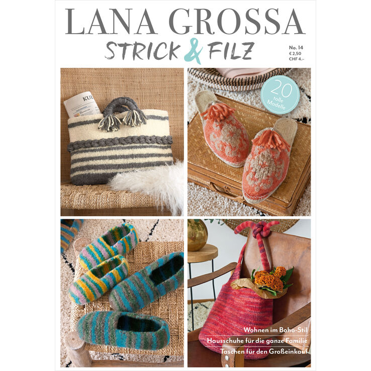 STRICK & FILZ No. 14 - German Edition från Lana Grossa