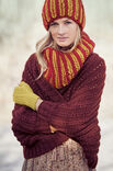 Lana Grossa SJAL MED ÄRMAR  Alta Moda Alpaca - Stickmönster (SE)