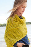 Lana Grossa TREKANTSSJAL Cool Wool Lace - Stickbeskrivning (SE)
