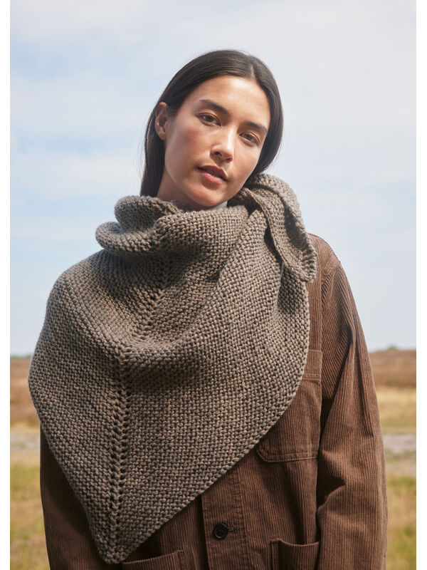 Lana Grossa TREKANTSSJAL Alta Moda Cashmere 16 - Stickmönster (SE)