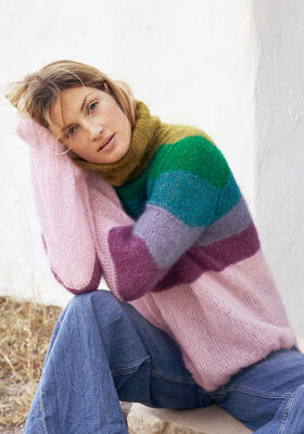 PULLOVER Brigitte No. 3 - Stickmönster (DK) från Lana Grossa