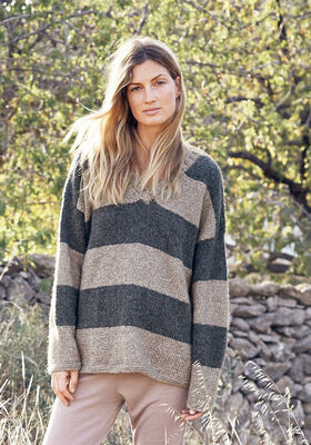 PULLOVER Brigitte No. 2 - Stickmönster (DK) från Lana Grossa